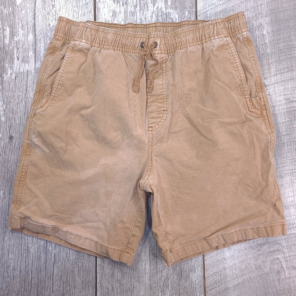 Prana Shorts Mens Small Canyon Pull On Canvas Earthbound Outdoor Hiking Camp